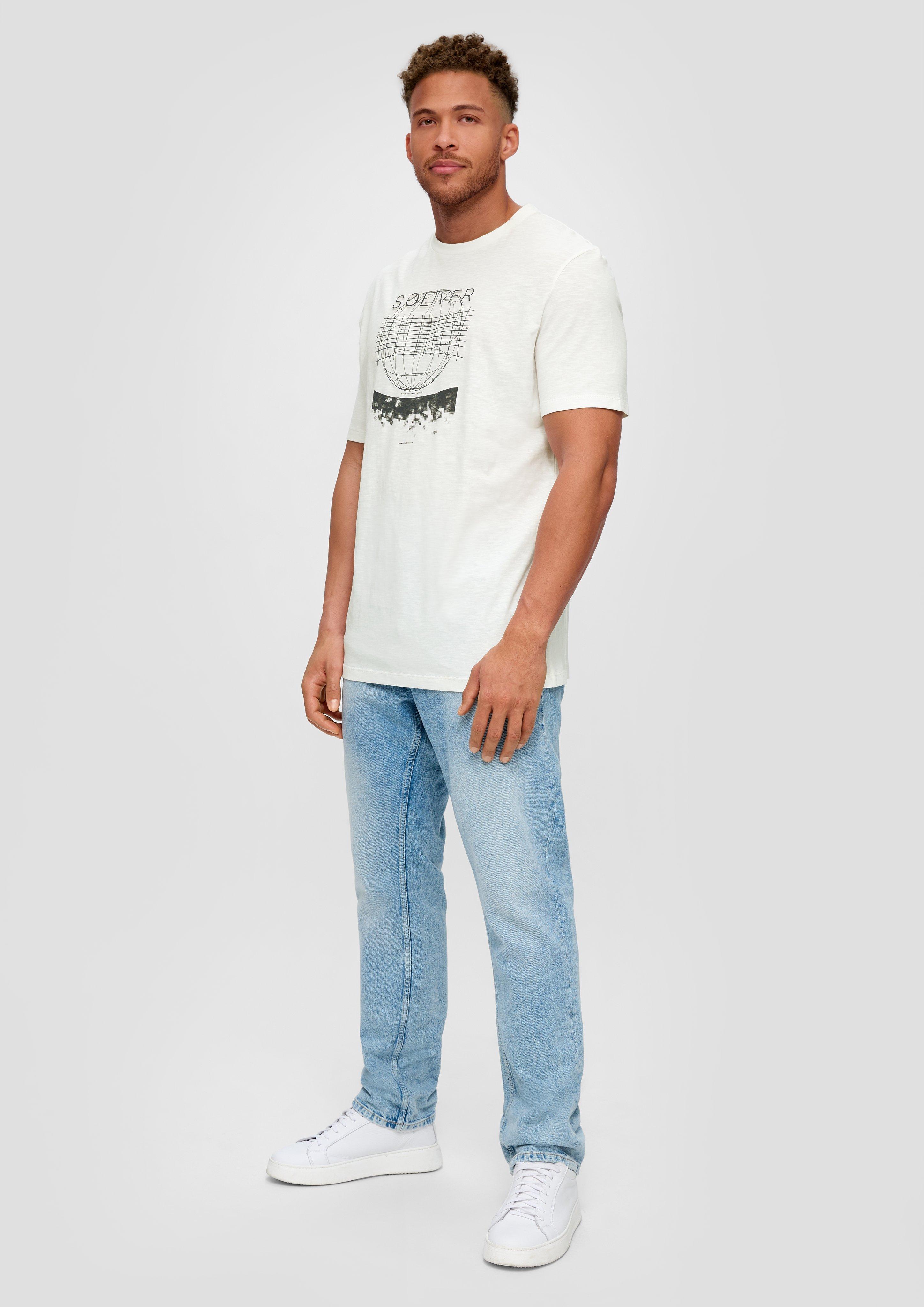 T-Shirt mit Frontprint  2139753-01D1