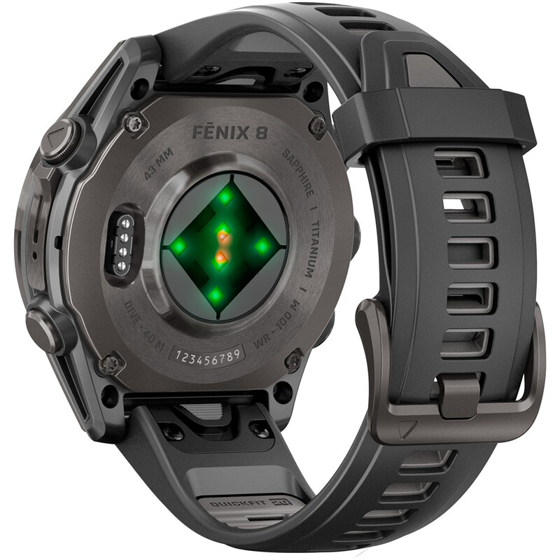 GARMIN Armbanduhr Fenix 8 Sapphire &ndash; AMOLED 43 mm