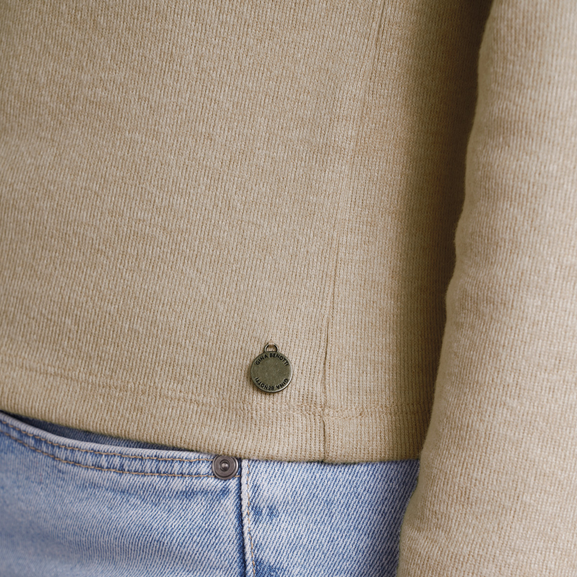 Damen Rollkragenshirt