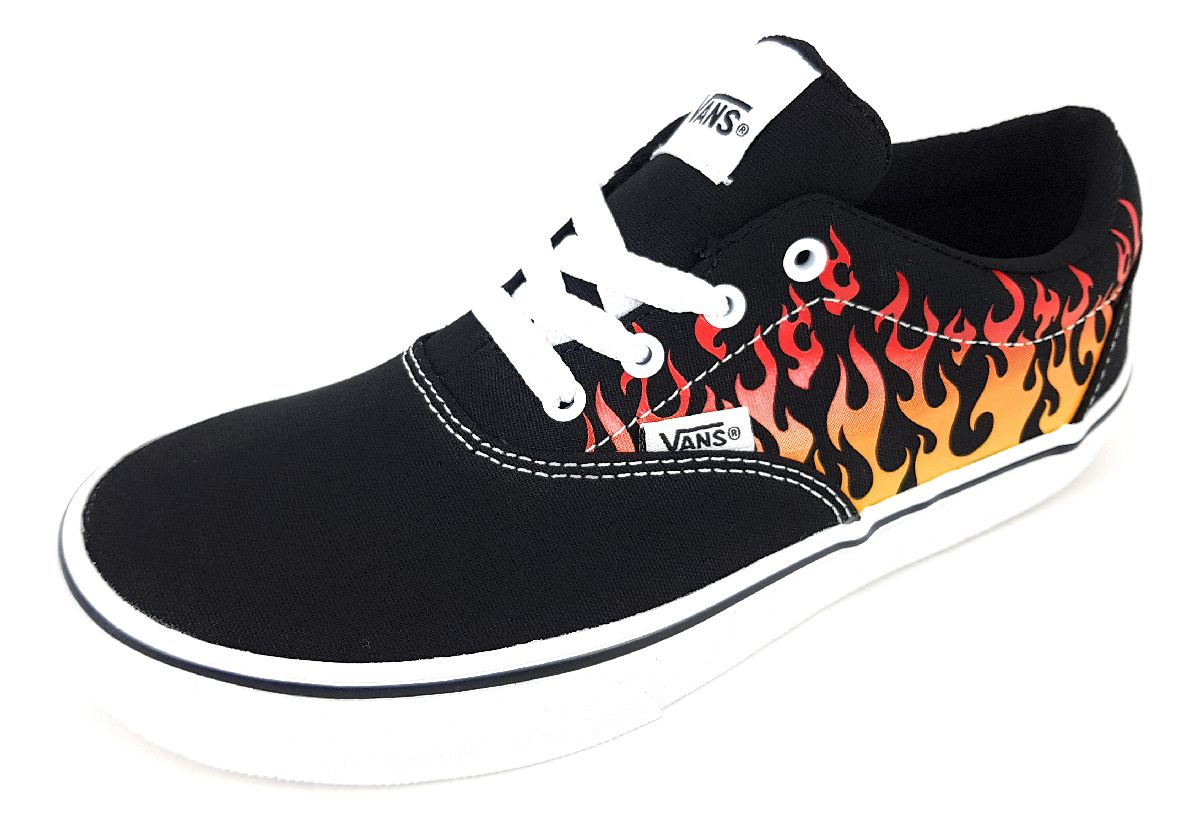 Vans Doheny VN0A5JM4BA21 Schwarz black flame/ white