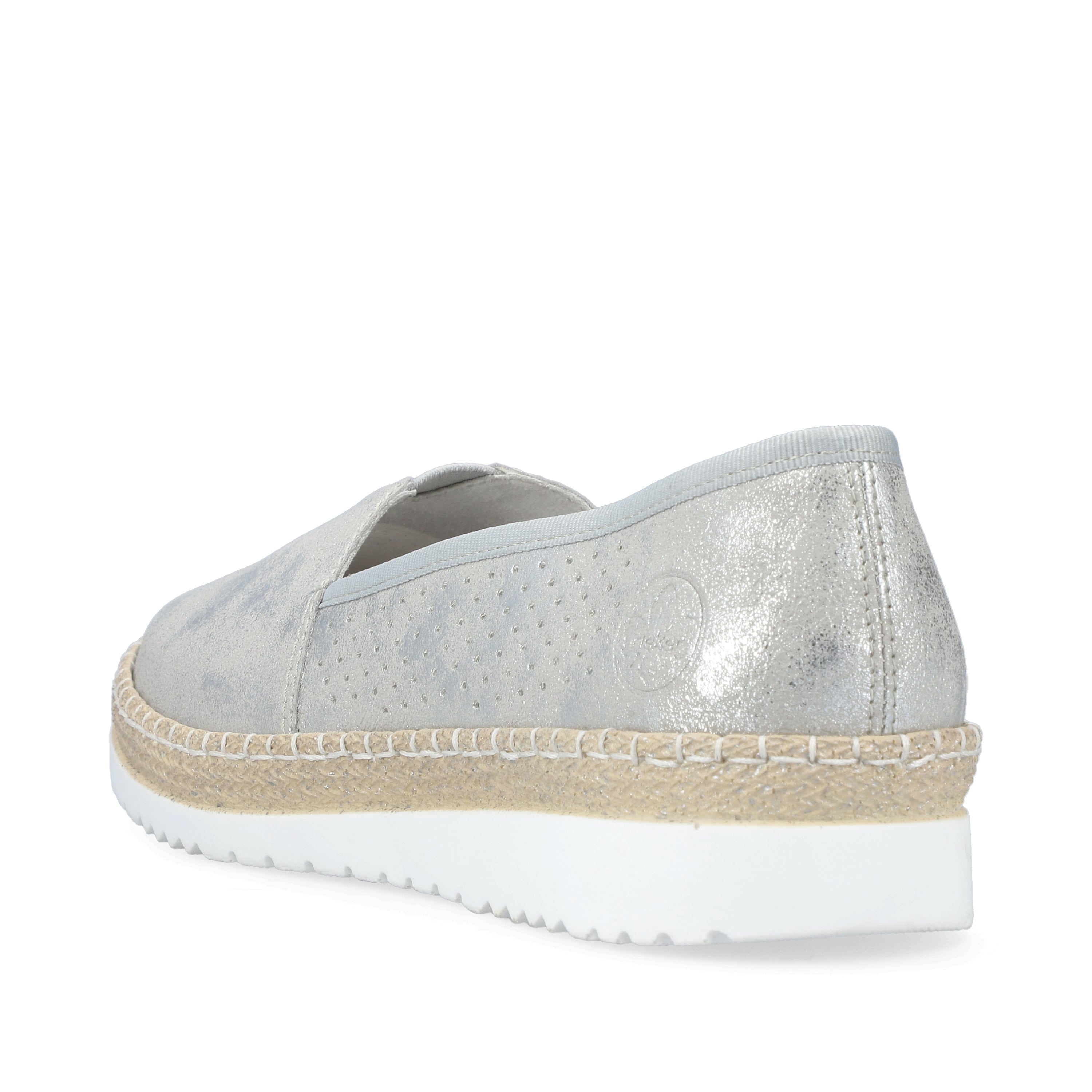 Rieker Damen Ballerinas silber