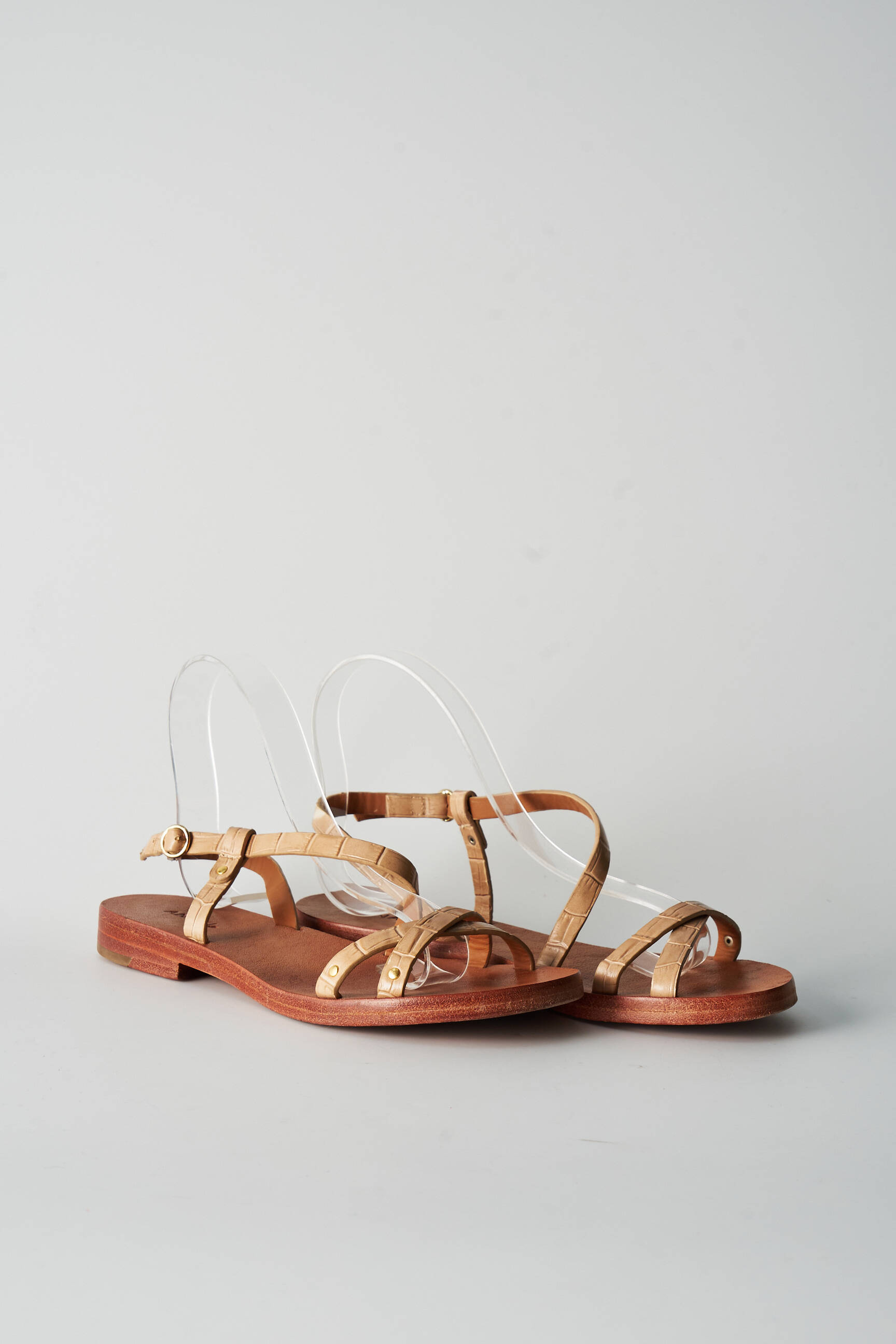 Anaki Spartiates Femme couleur marron