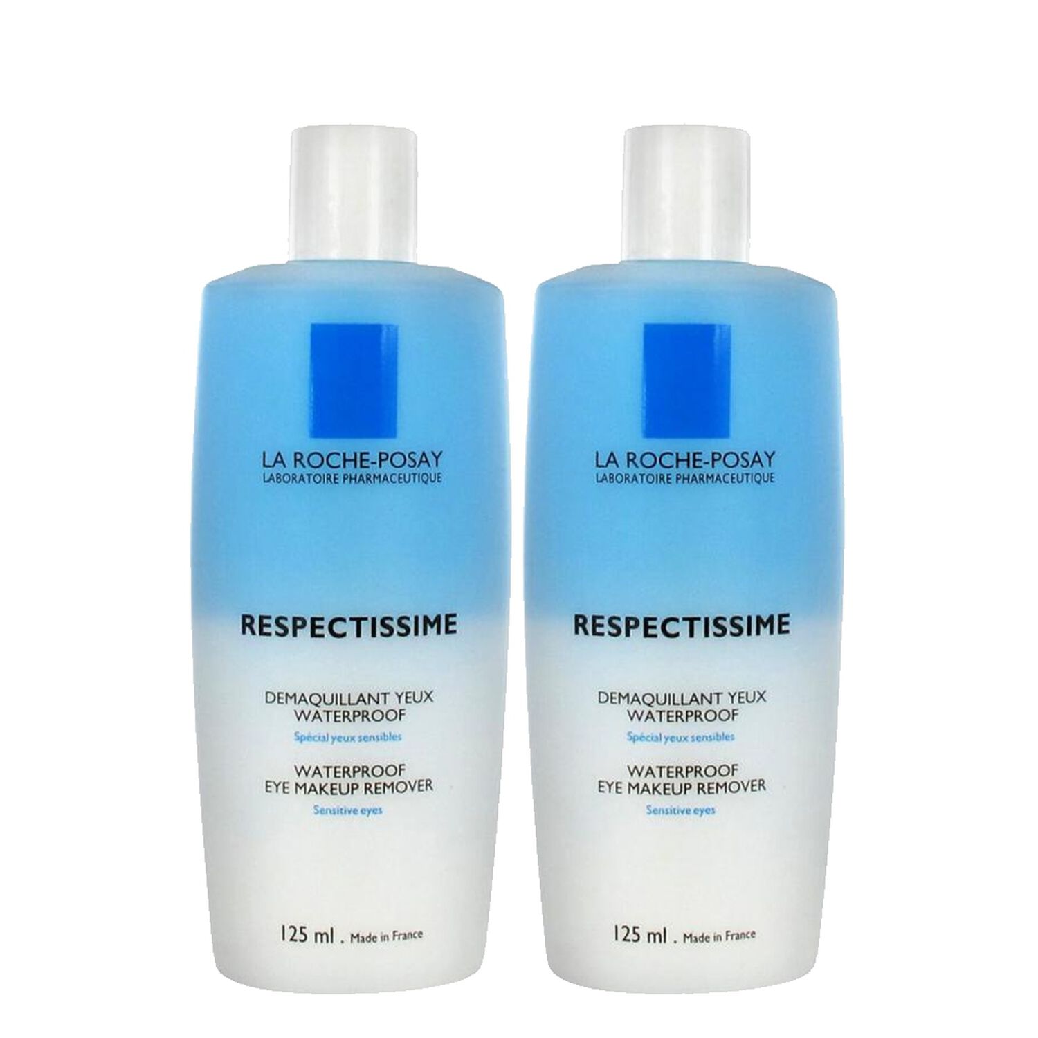 la roche-posay Respectissime Démaquillant Yeux Waterproof 2x125 ml