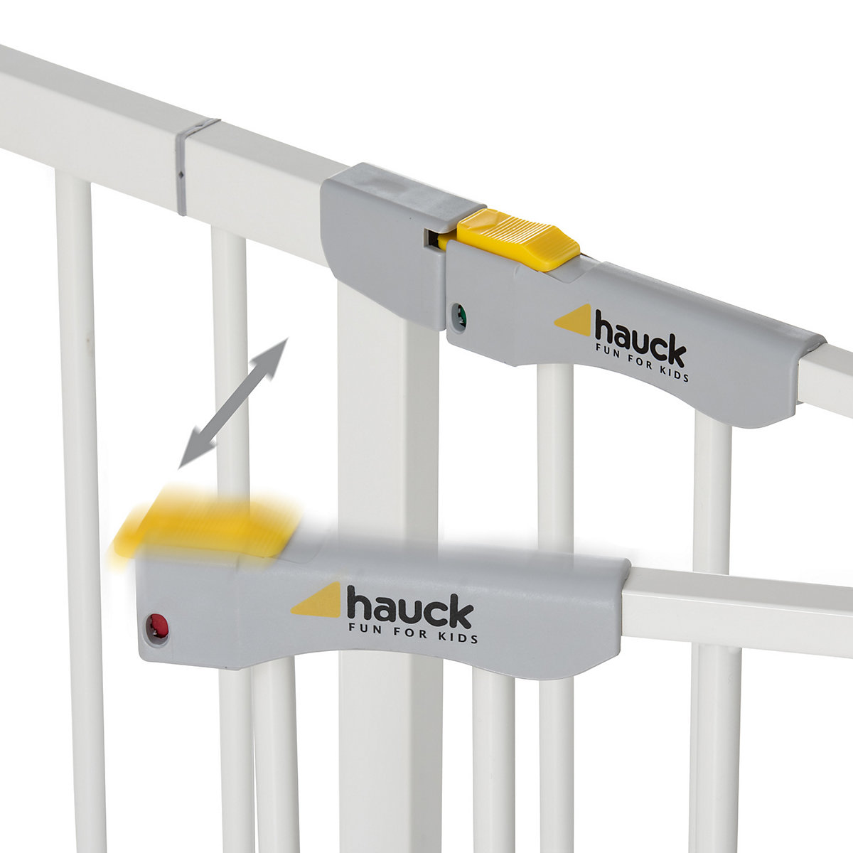 Tür-und Treppenschutzgitter Autoclose N Stop 2, 75 - 80cm, selbstschließend, ohne Bohren, weiß