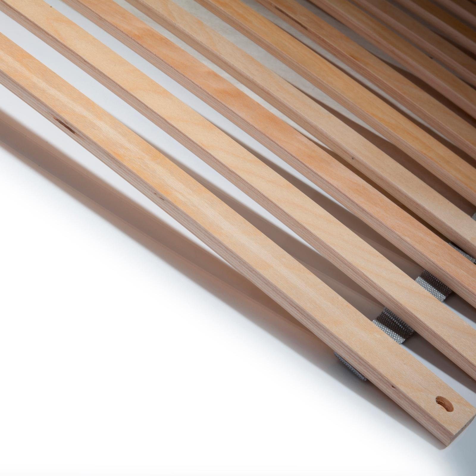 Rollrost Basic Comfort, Jekatex, Kopfteil nicht verstellbar, Fußteil nicht verstellbar, belastbarer Lattenrost, in 90x200 cm und weiteren Größen erhältlich