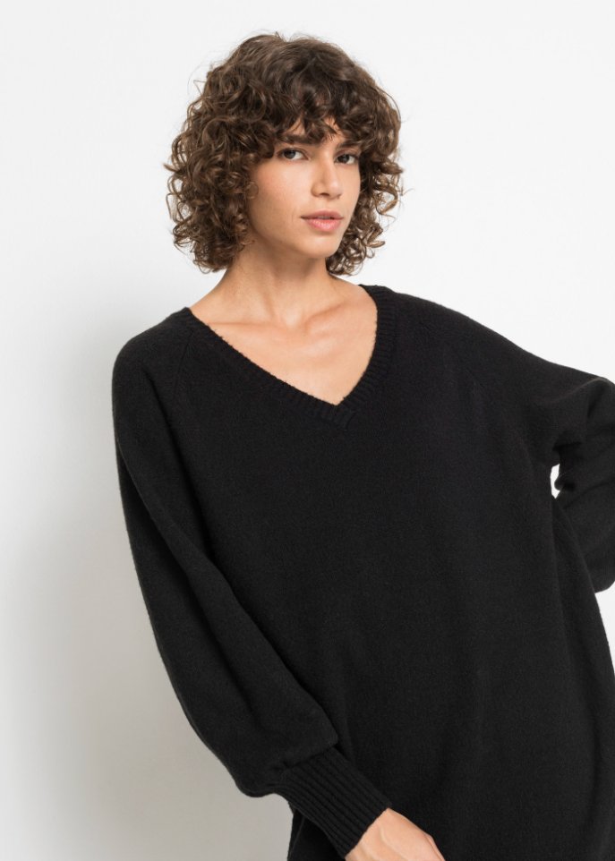 Oversized Strickkleid
