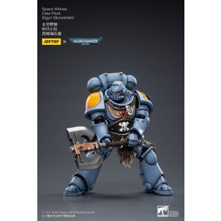 Warhammer 40k Actionfigur 1/18 Space Wolves Claw Pack Sigyrr Stoneshield 12 cm