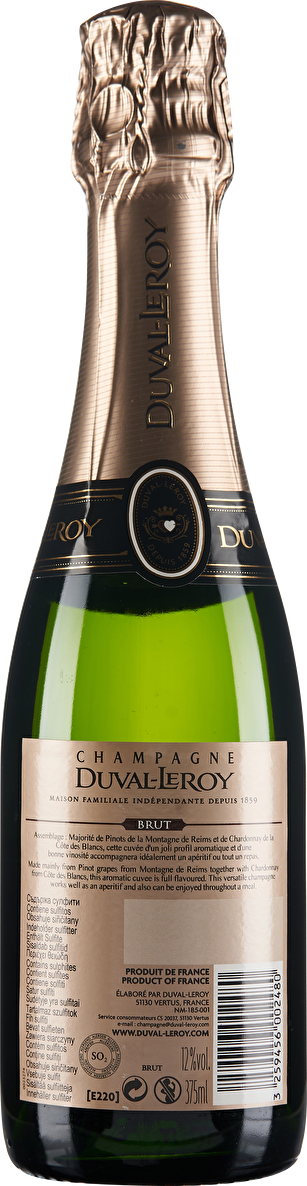 Duval-Leroy Champagne Brut Réserve Halbflasche