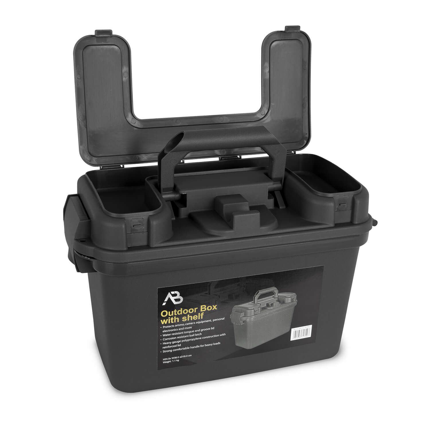 Outdoor Box mit Klapplade