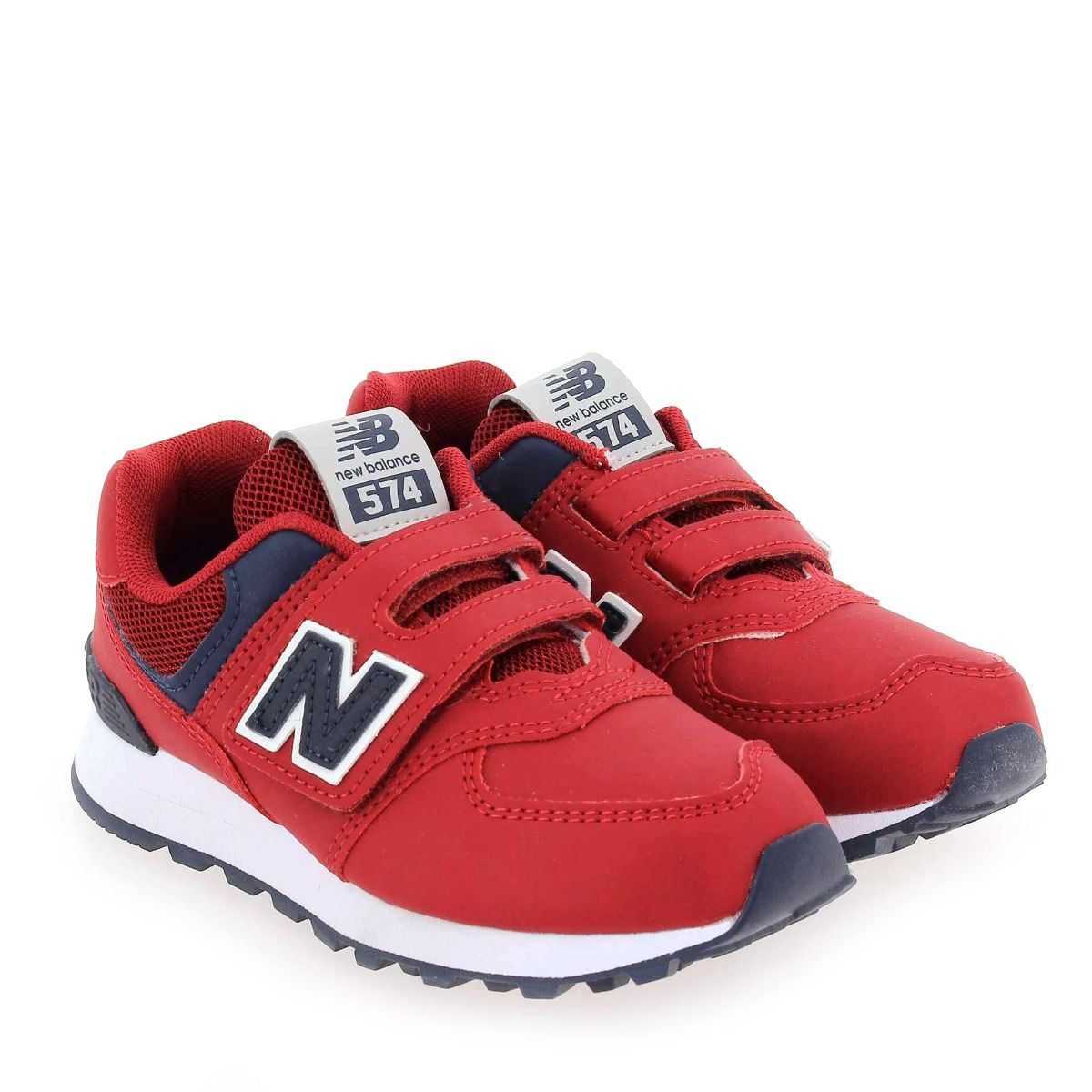 New Balance  PV574 VELCRO CLOSED VAMP - rouge marine
