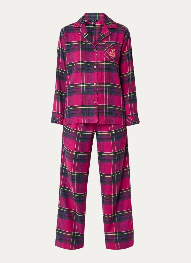 Set de pijamale în carouri Ralph Lauren