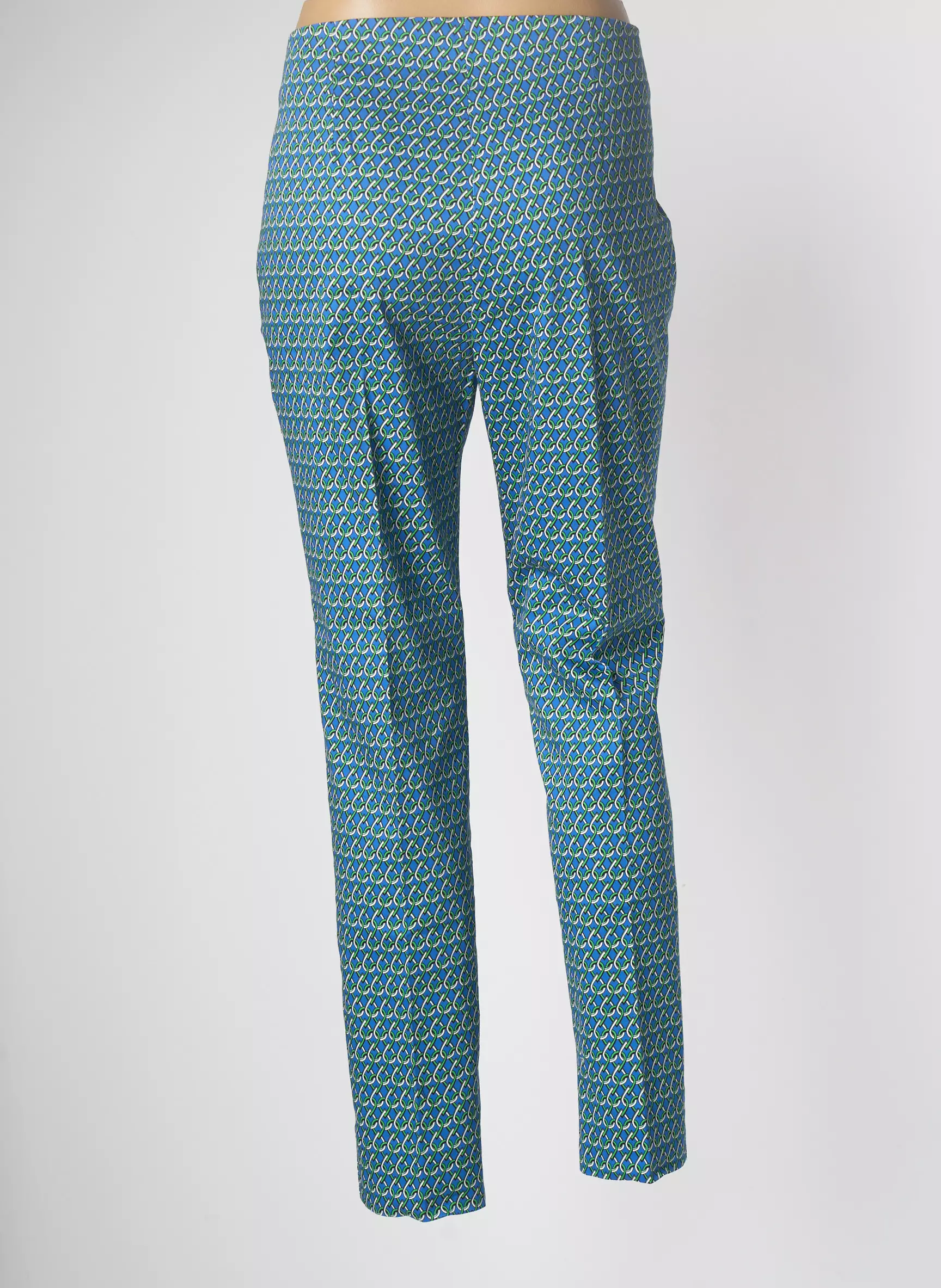 Carla Montanarini Pantalons Slim Femme couleur bleu
