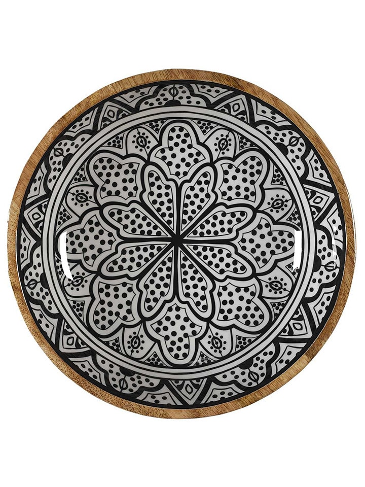 Ethnical Life Schüssel in Braun/ Weiß/ Schwarz - Ø 28 cm günstig kaufen onesize