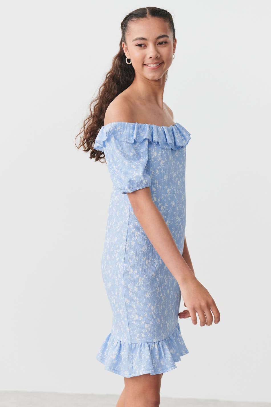 Y off shoulder dress