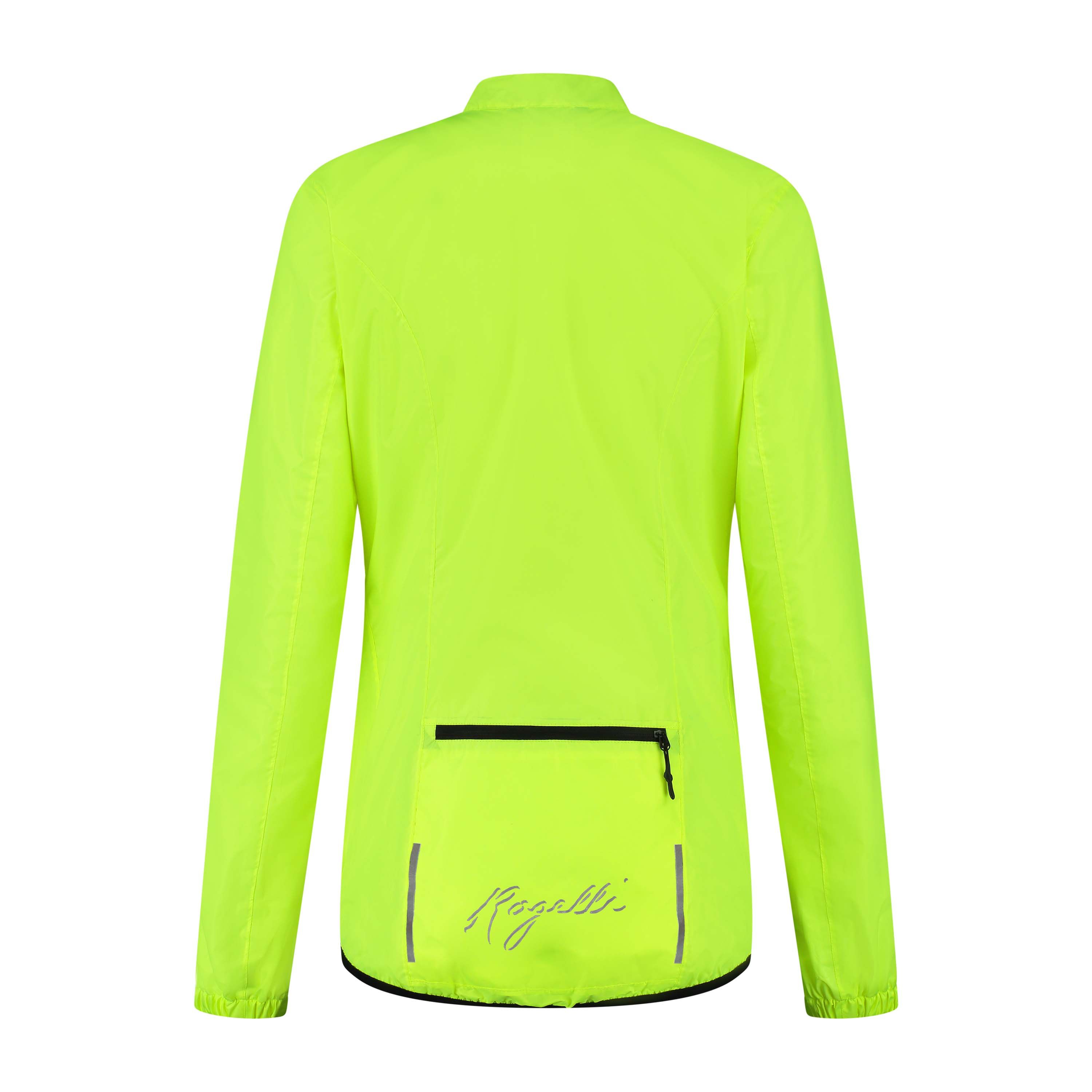 Rogelli Core Fluor Yellow Damen Fahrrad Regenjacke