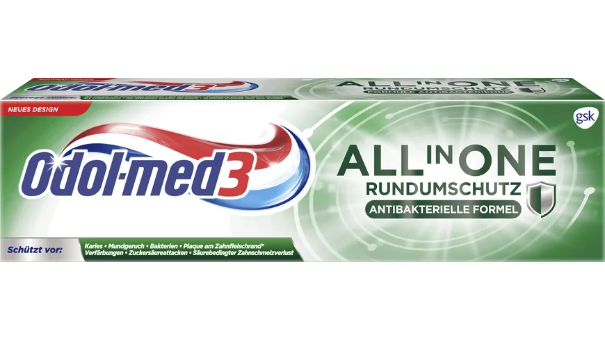 Odol-med3 All-in-One Antibakteriell Zahncreme 75ml 75 ml