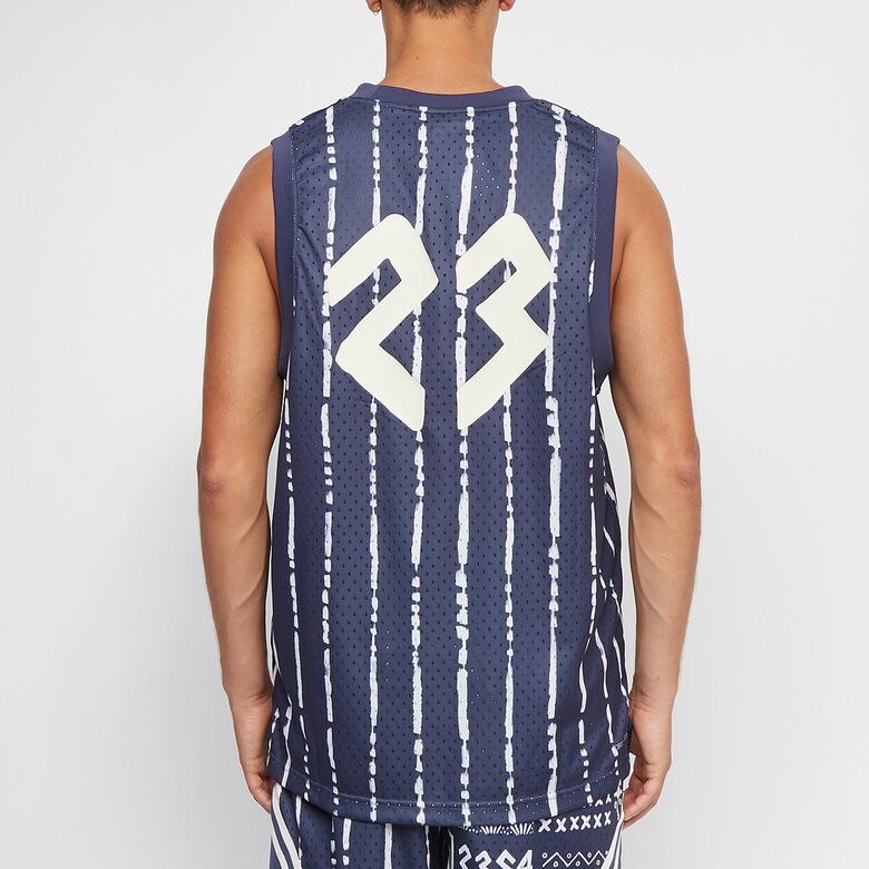 JORDAN Dri-Fit Quai 54 Sport Mesh AOP Jersey neutral indigo