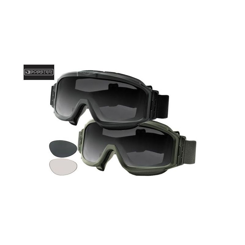 Bobster Brille Alpha Black 2 ballistische Linsen