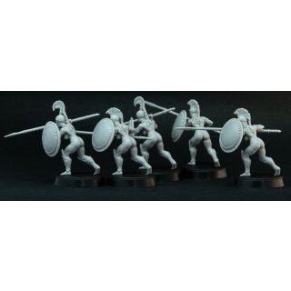 Female Hoplites 1/4 (28 mm) (5)
