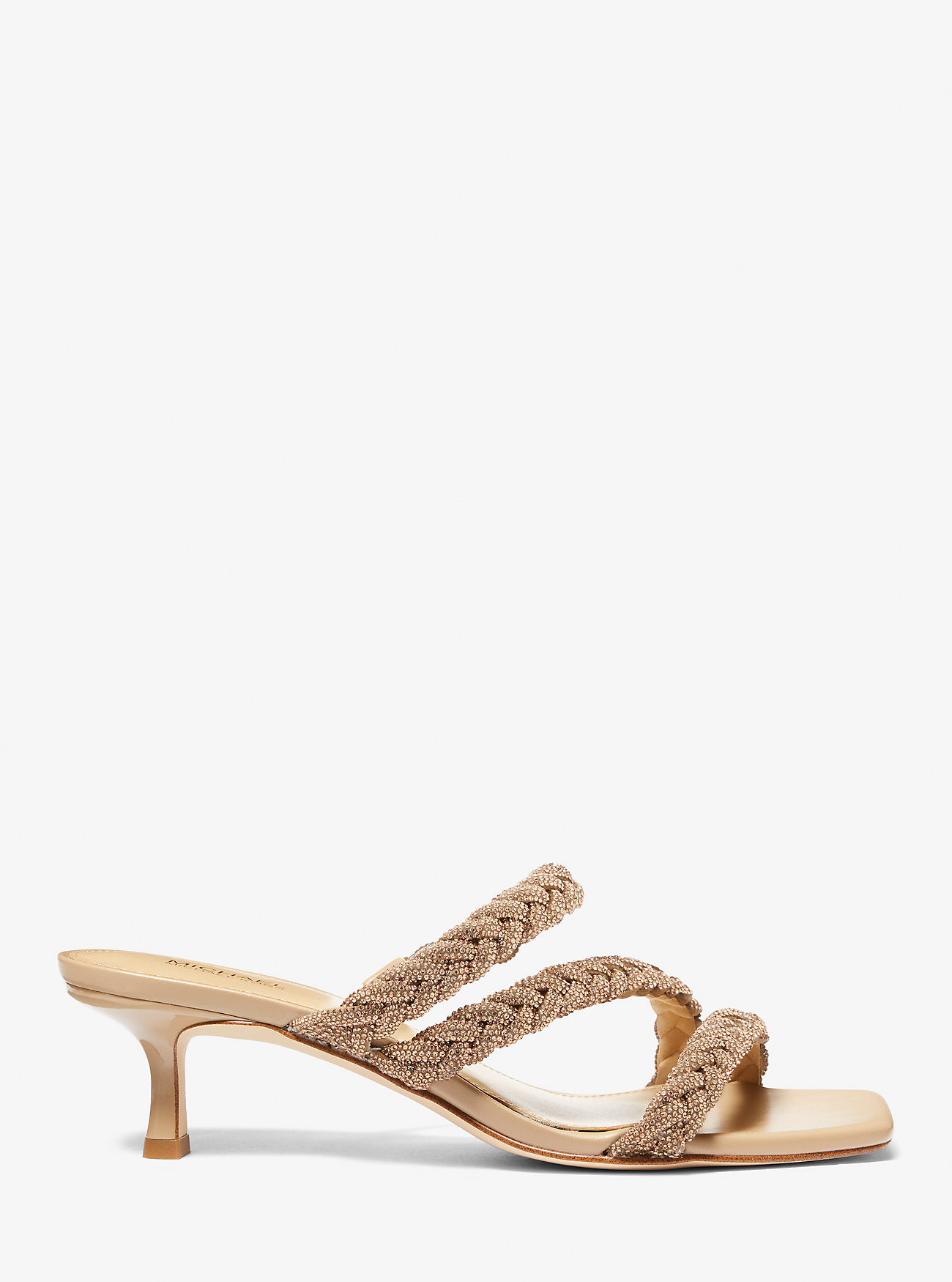 Celia Utsmykket Kattunge Sandal - CAMEL
