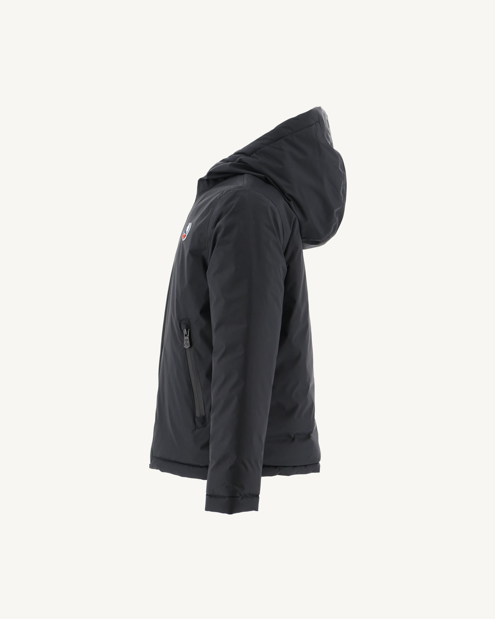 Doudoune réversible à capuche enfant Noir/Beige Zurich