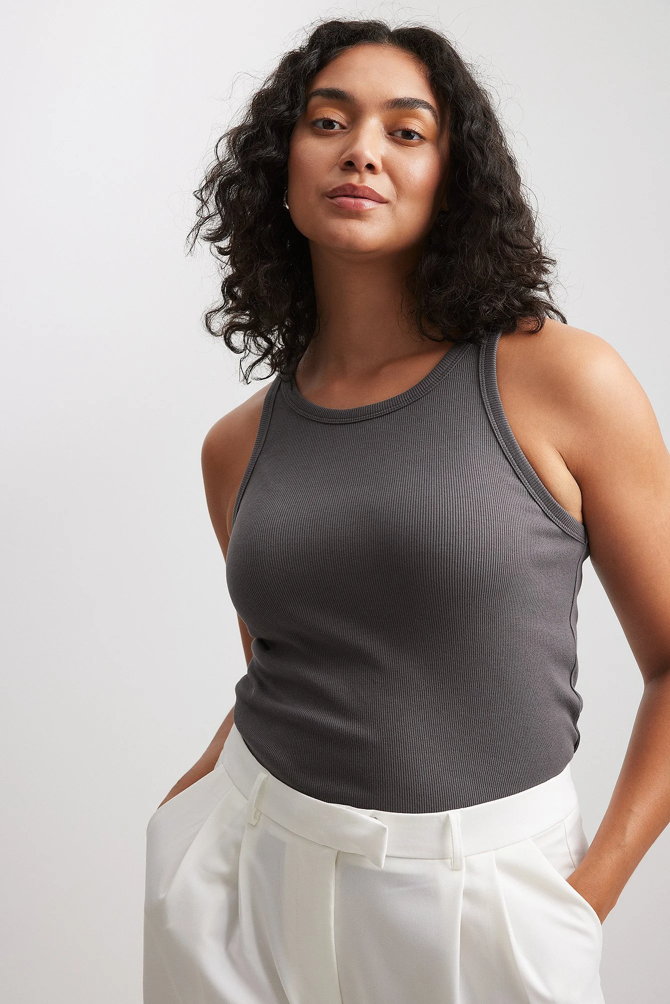 Geripptes Tank-Top