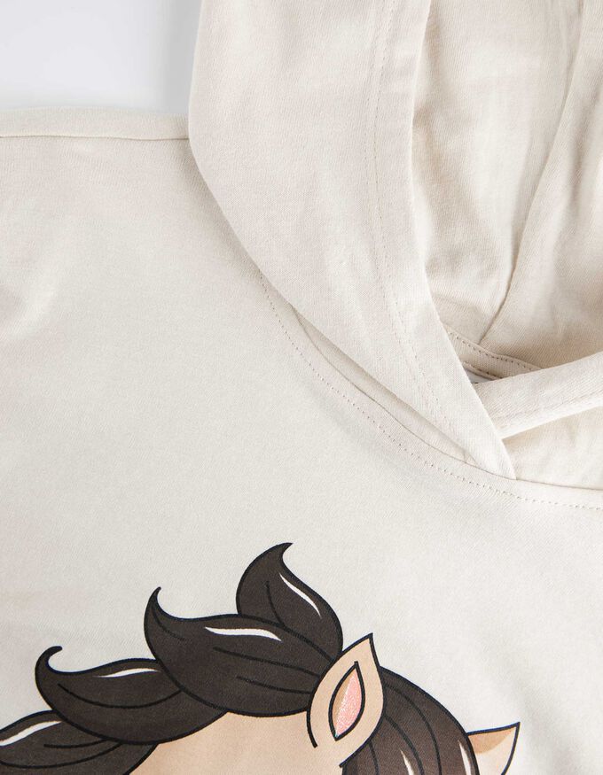 Hoodie - gebundener Saum
