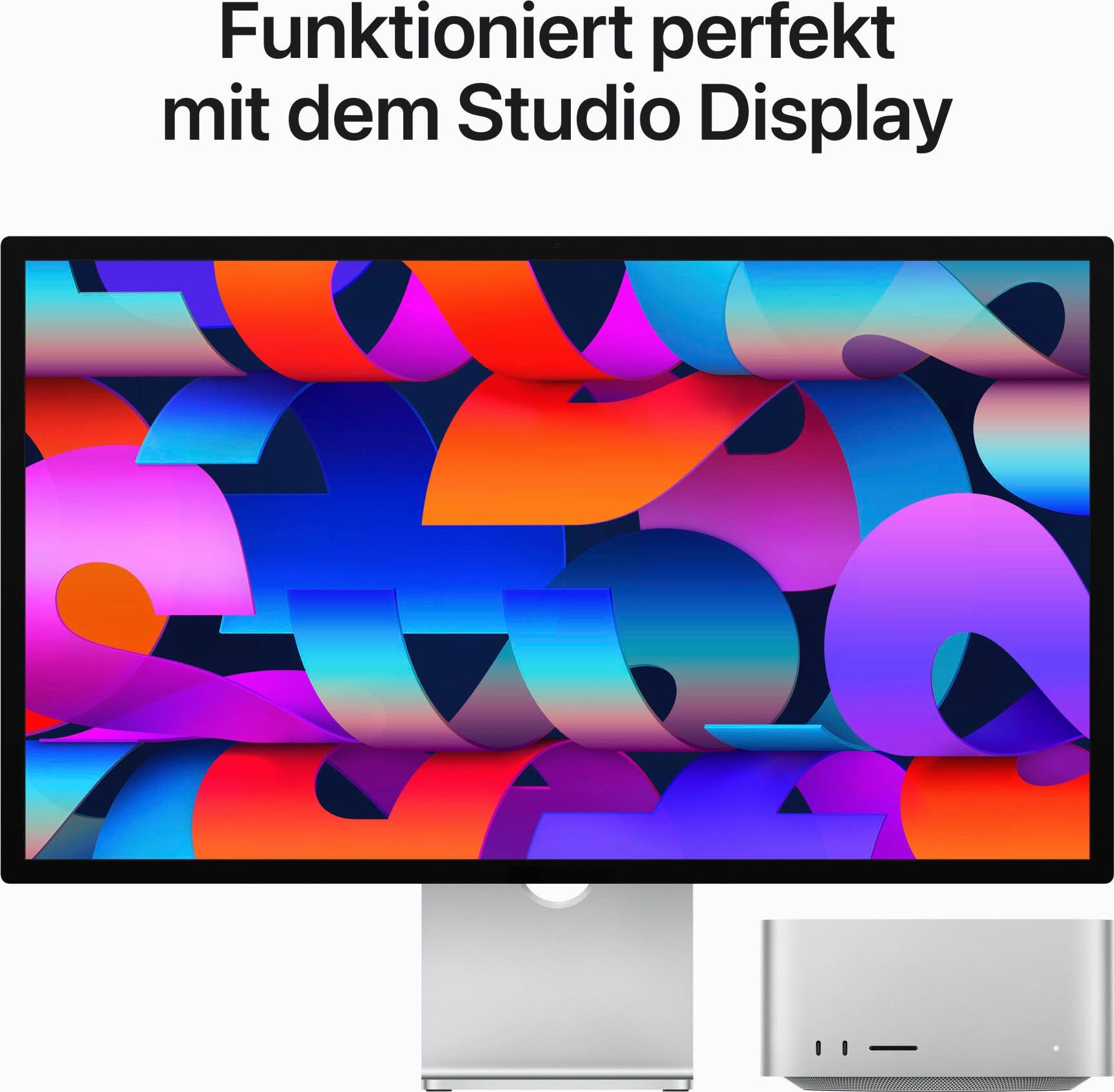 Apple Mac Studio M2 Max Mini-PC (Apple Apple M2 Max M2 Max, 30-core GPU, 64 GB RAM, 512 GB SSD, Luftkühlung)