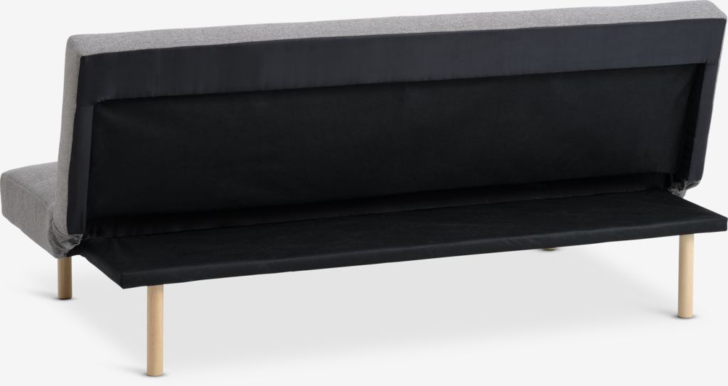 HOLSTED Sovesofa HOLSTED Grå/Naturlig stoff
