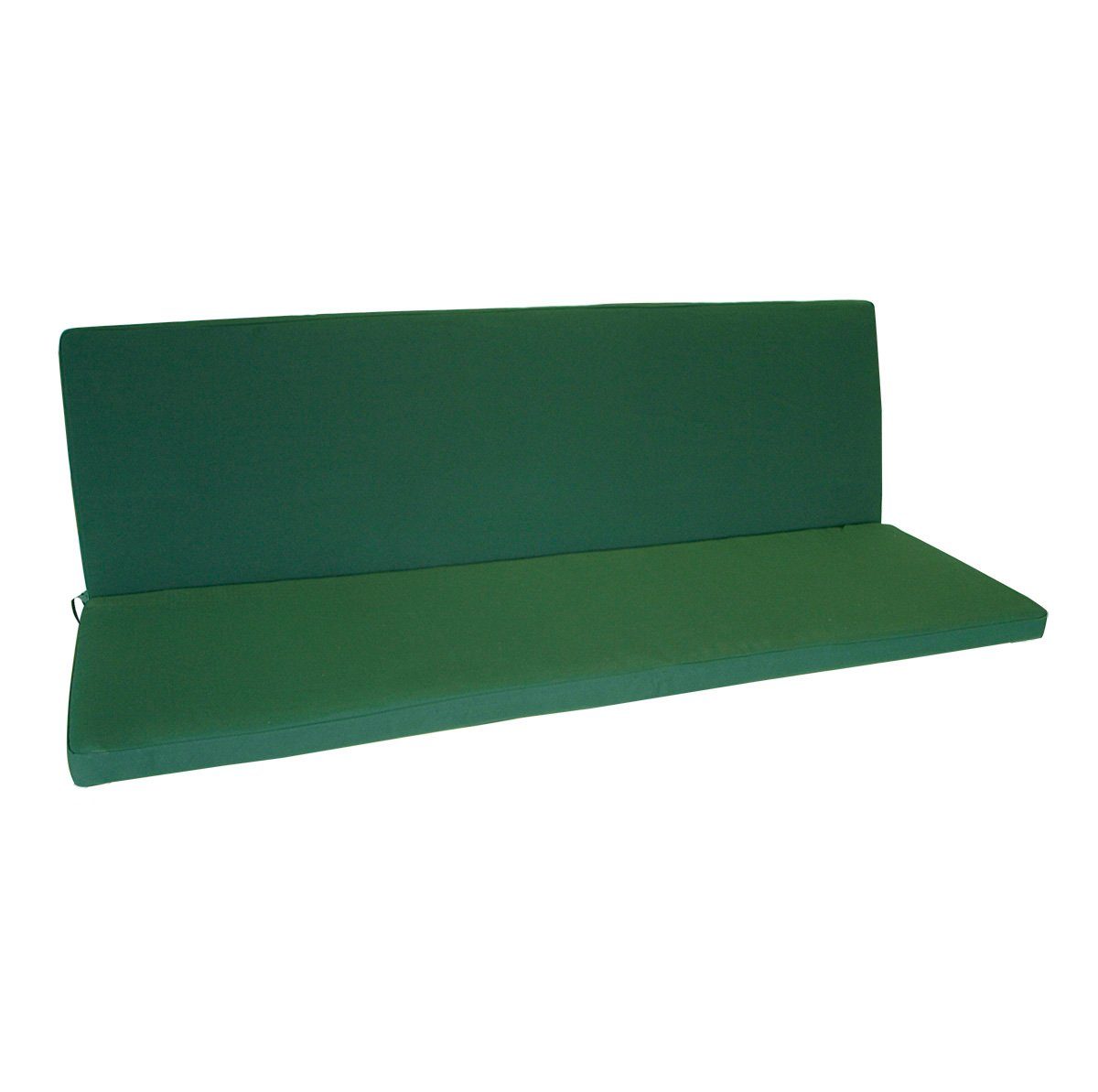 DEGAMO Bankauflage DENVER, (1 St), 3-sitzer 140x88cm, dunkelgrün