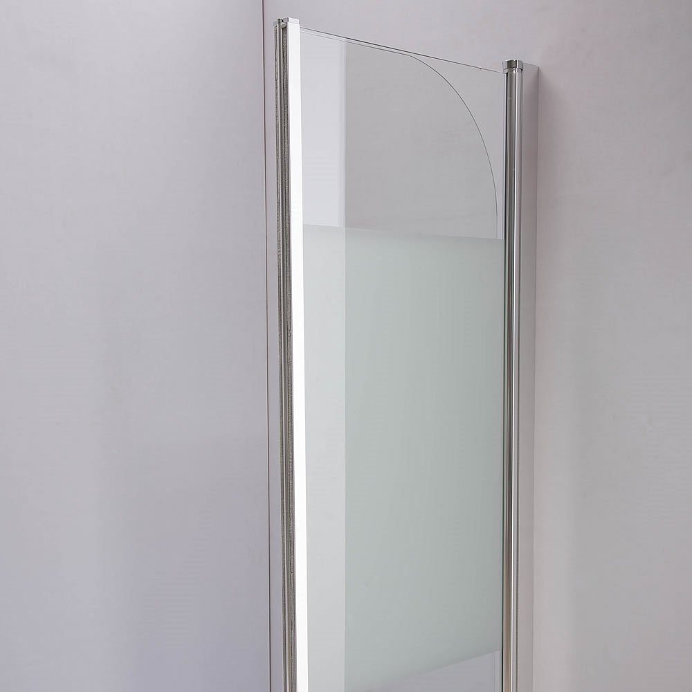 Melko Badewannenaufsatz Duschabtrennung Duschwand Badewannenaufsatz Duschkabine Glas ESG Duschtrennwand Seitenwand Dusche Badewanne Faltwand Nano Glaswand Wand, (Stück), ESG Sicherheitsglas