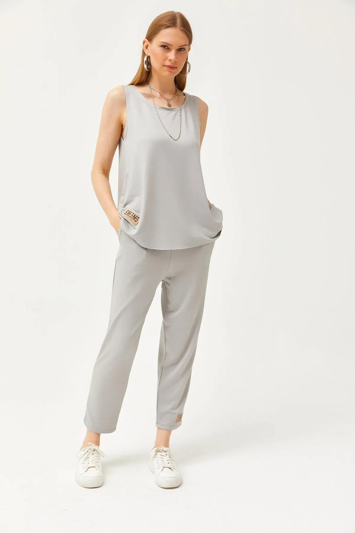Olalook  Zweiteiler - Grau - Regular Fit