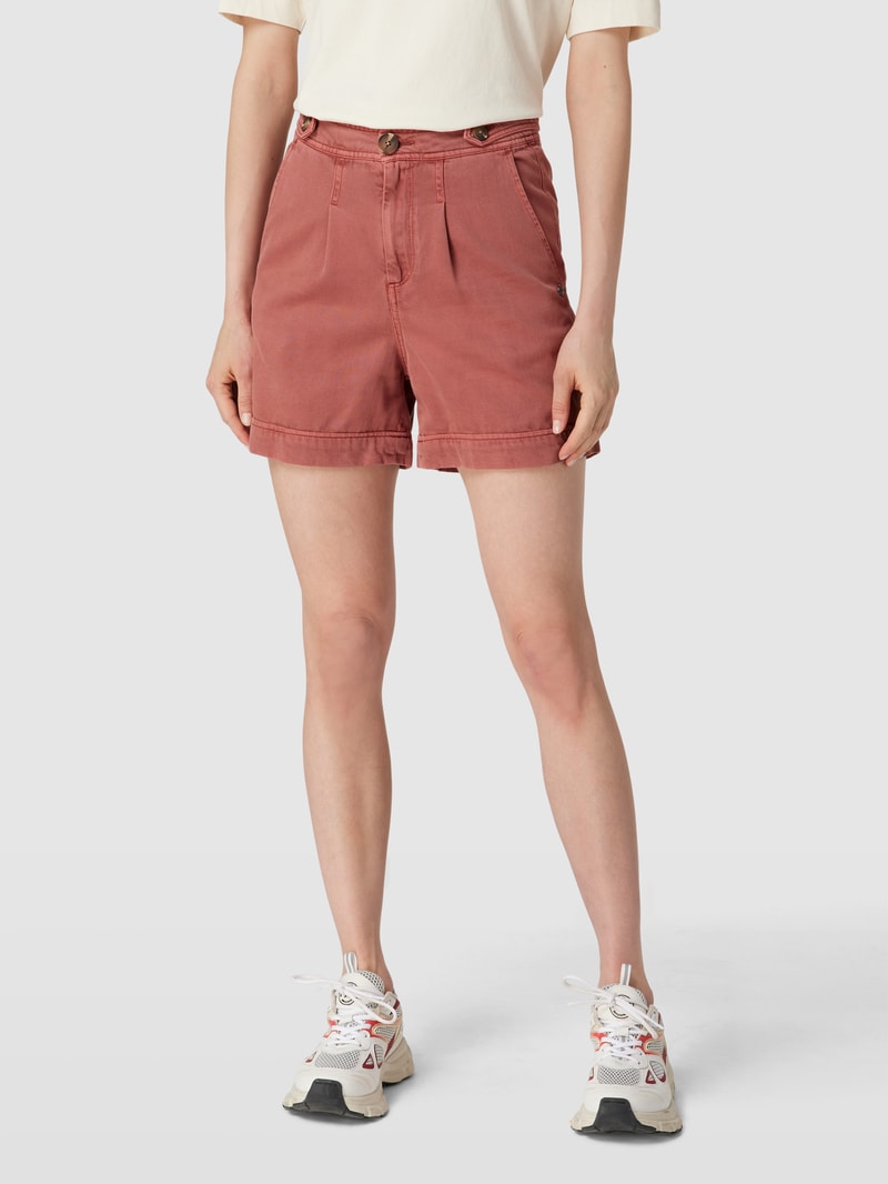 Shorts mit Eingrifftaschen in altrosa