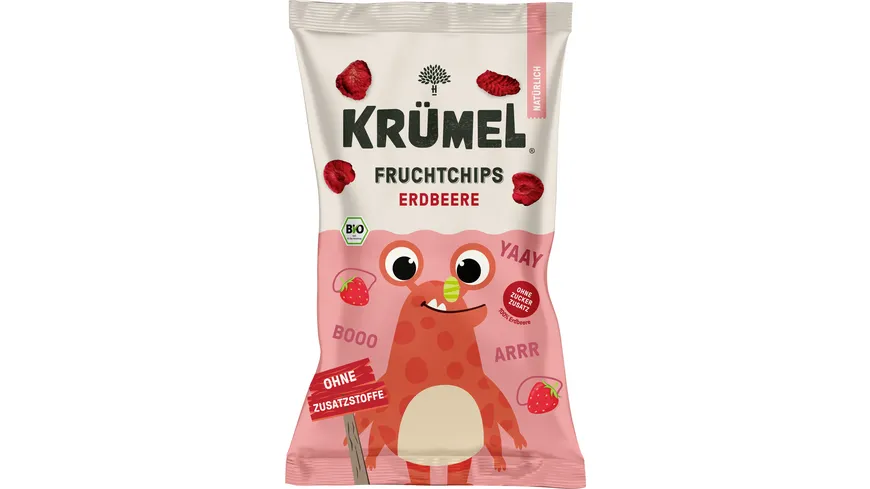 Krümel Bio Frucht-Chips Erdbeere 10 g