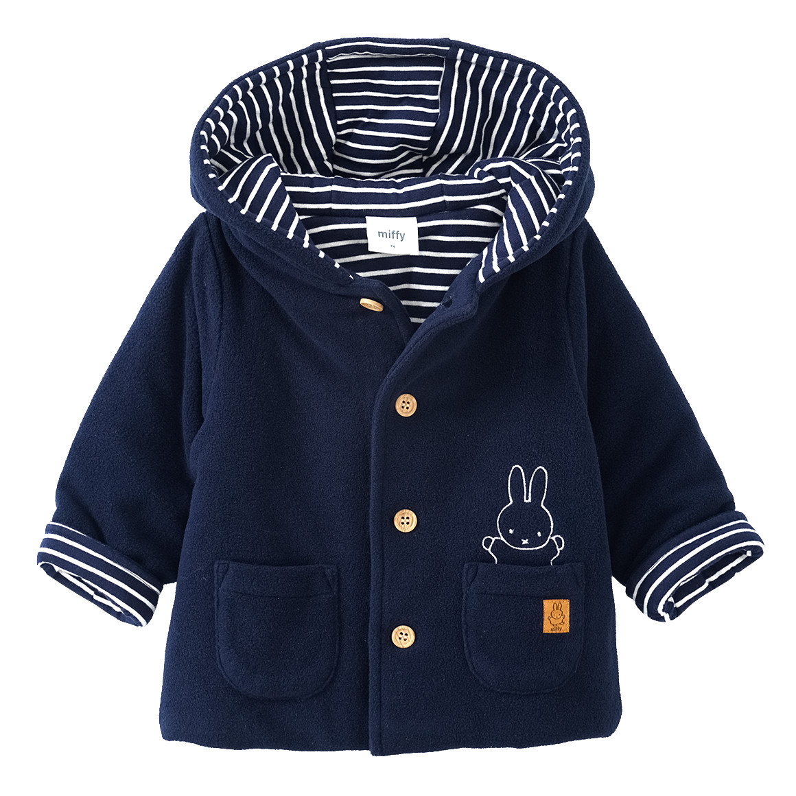 Miffy Fleecejacke mit Kapuze