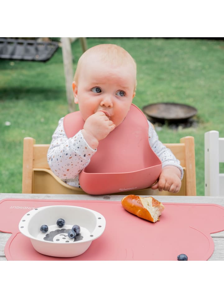 Kindsgut  Silikonlätzchen in Altrosa günstig kaufen onesize