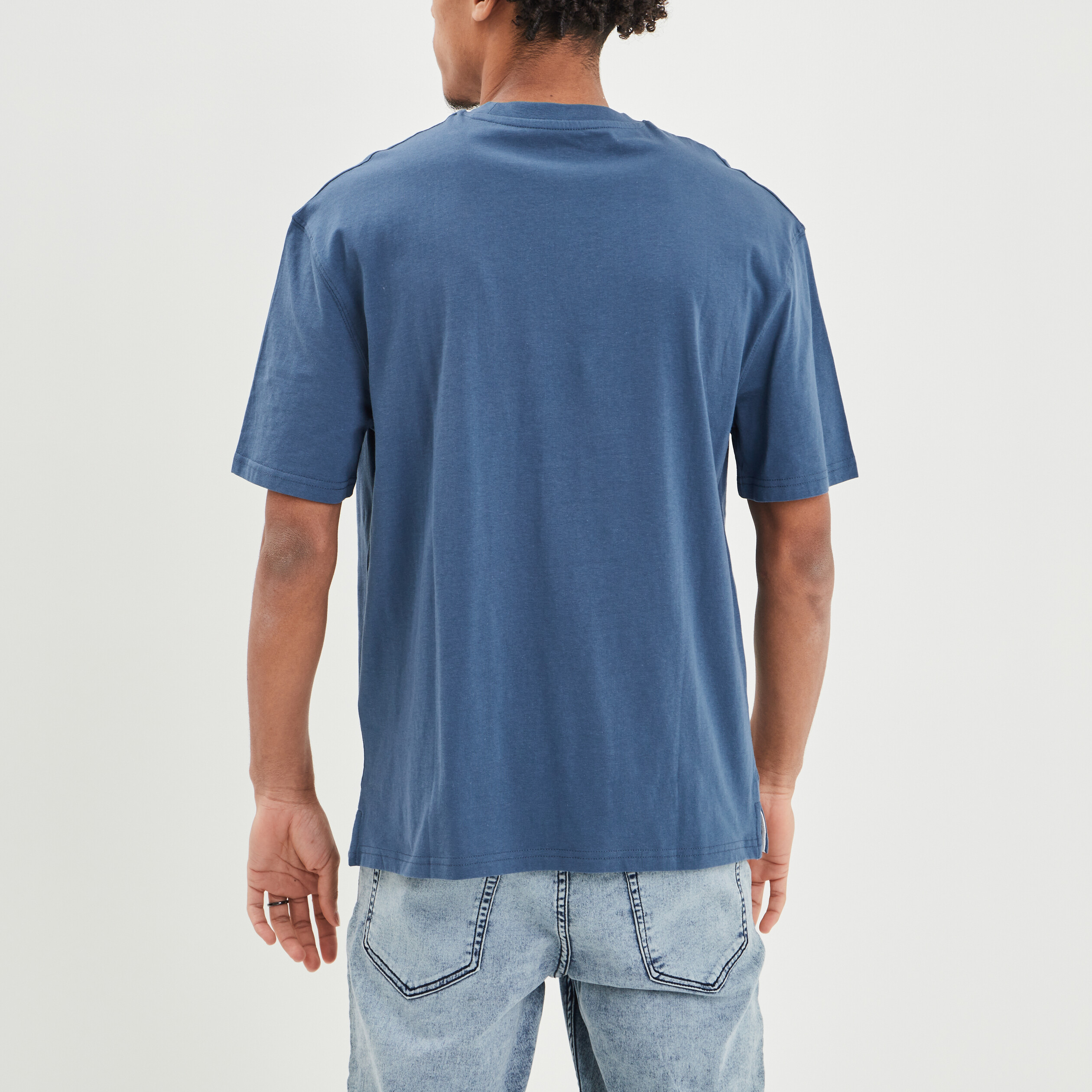 T-shirt manches courtes Creeks bleu foncé homme | La Halle