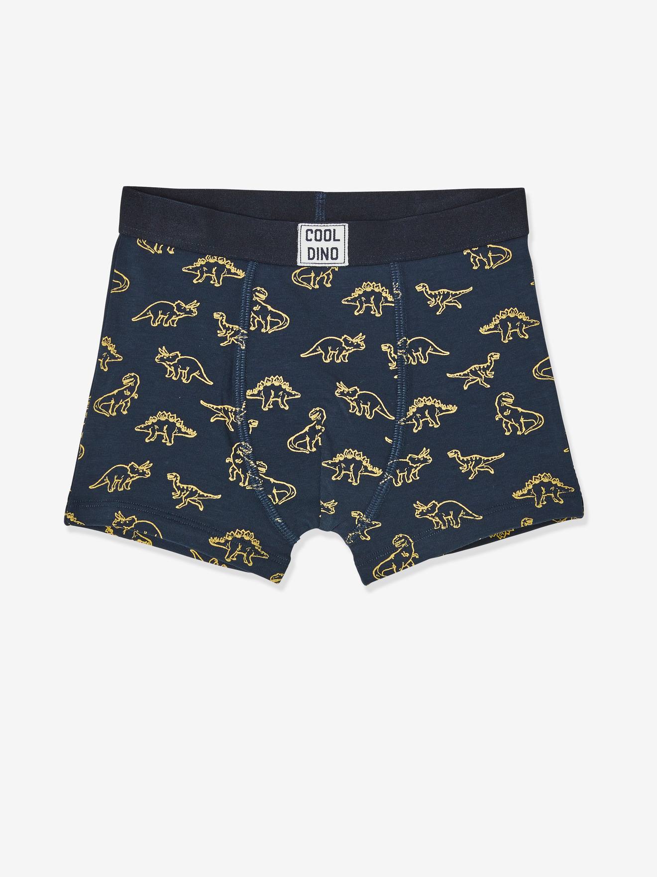 Vertbaudet 5er-Pack Jungen Boxershorts, Dinos Oeko Tex - farblich sortiert