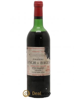 Château Lynch Bages 5ème Grand Cru Classé  1975 - Lot de 1 Bouteille
