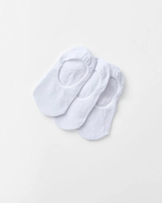 Lot de 3 paires de chaussettes invisibles fantaisie