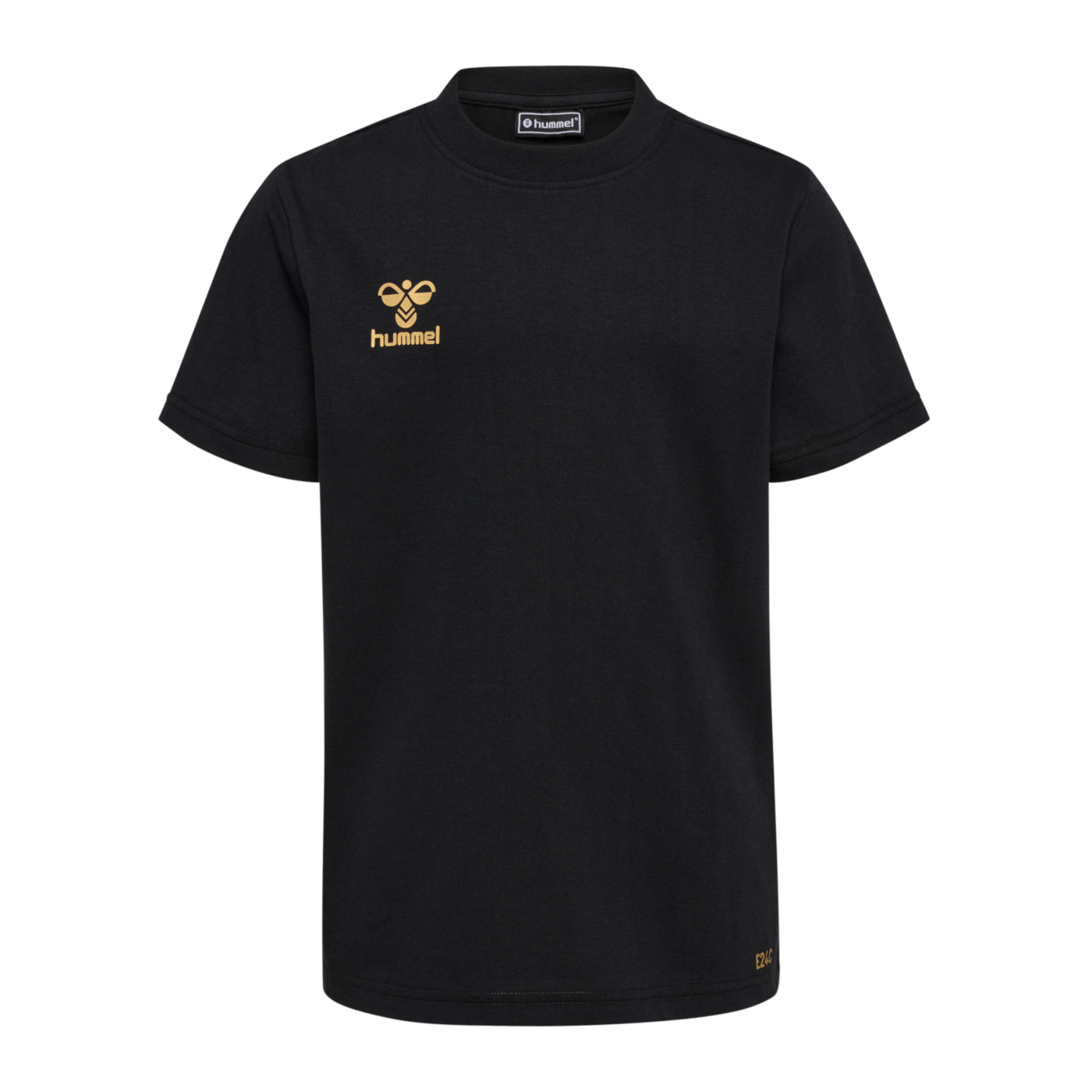 Hummel hmlE24C Cotton T-Shirt Kids Schwarz F2128