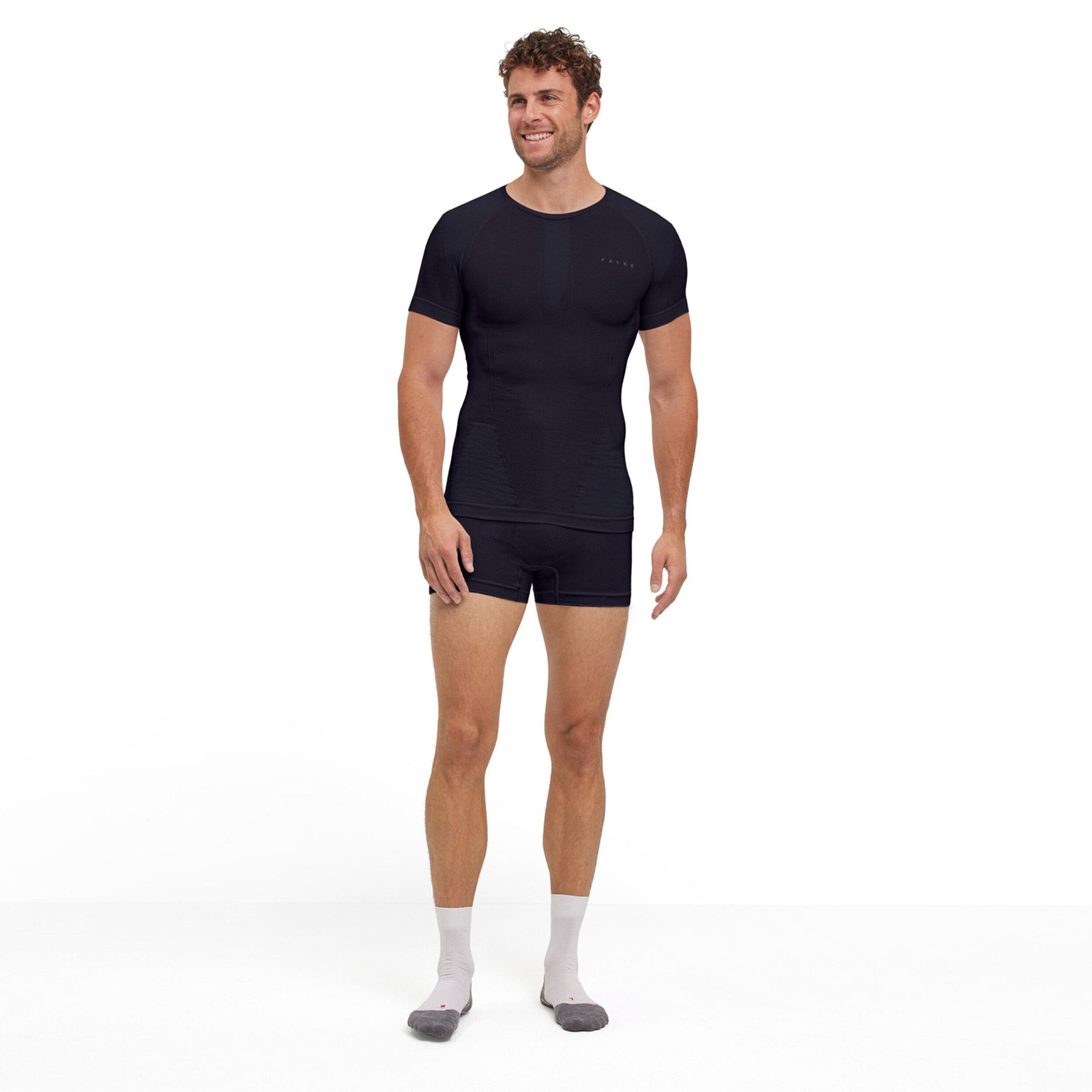 Warm Unterhemd Herren - Schwarz
