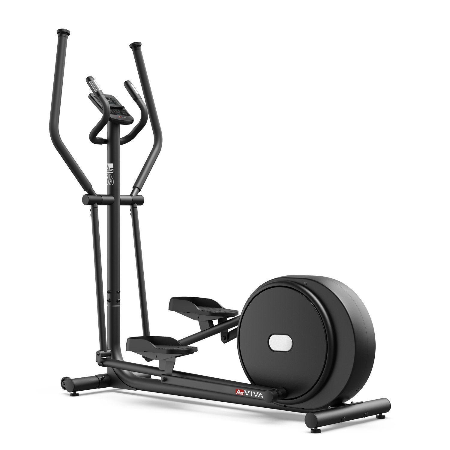 AsVIVA Crosstrainer-Ergometer AsVIVA C29 Bluetooth, Tablet- bzw. Smartphonehalterung, Fitness-App kompatibel