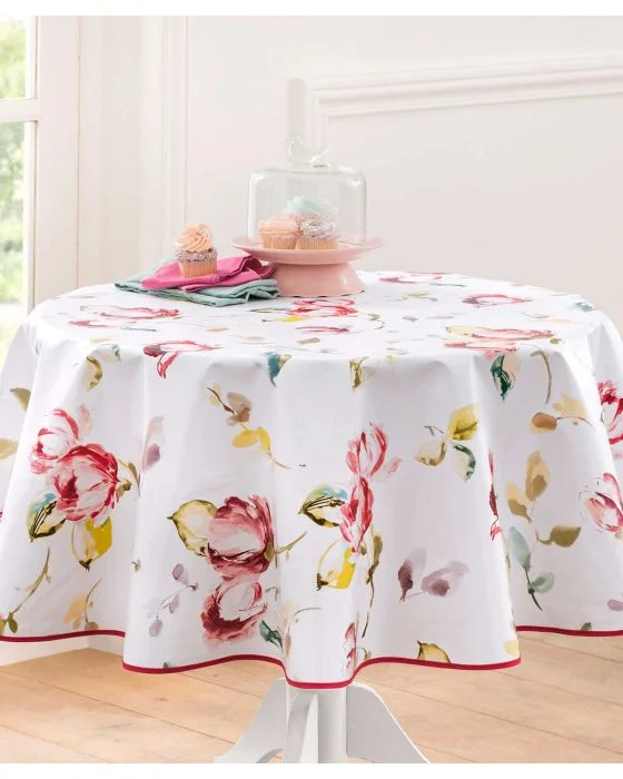 Nappe en toile cirée PIVOINES