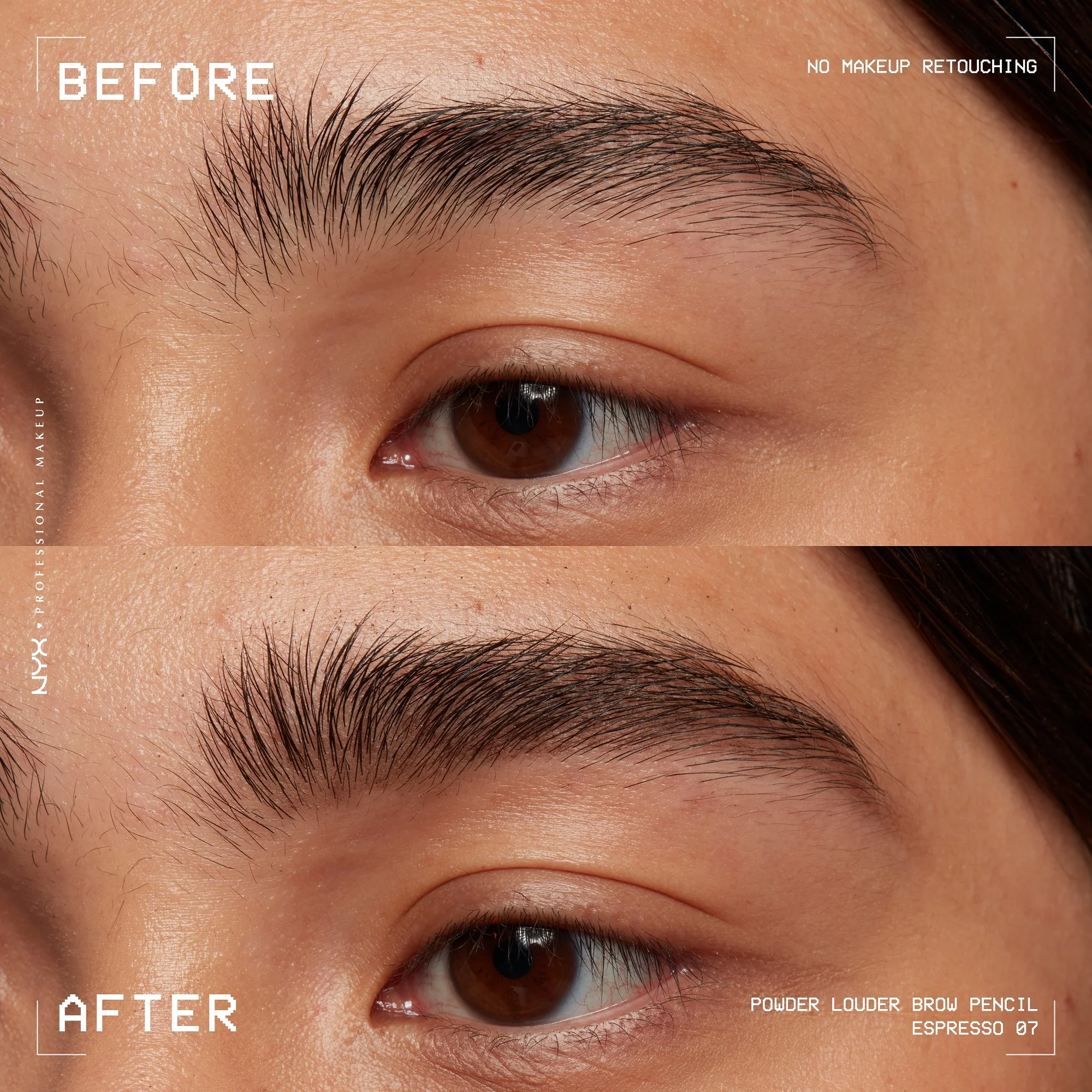 Oči Púder Louder Brow Pencil - Ceruzka na obočie