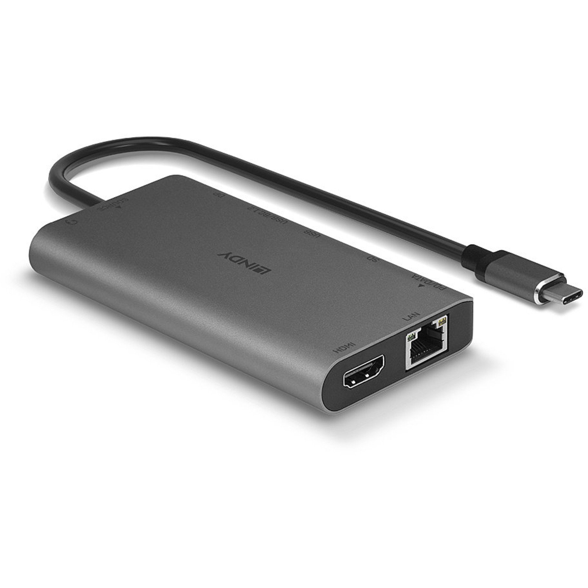Lindy Laptop-Dockingstation Lindy USB 3.2-C Mini Dock, Dockingstation