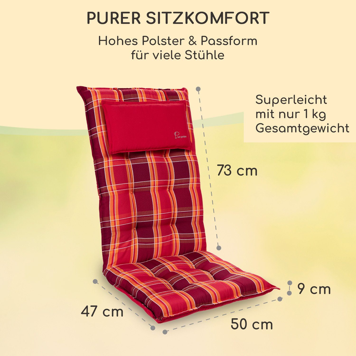 blumfeldt Polsterauflage Sylt