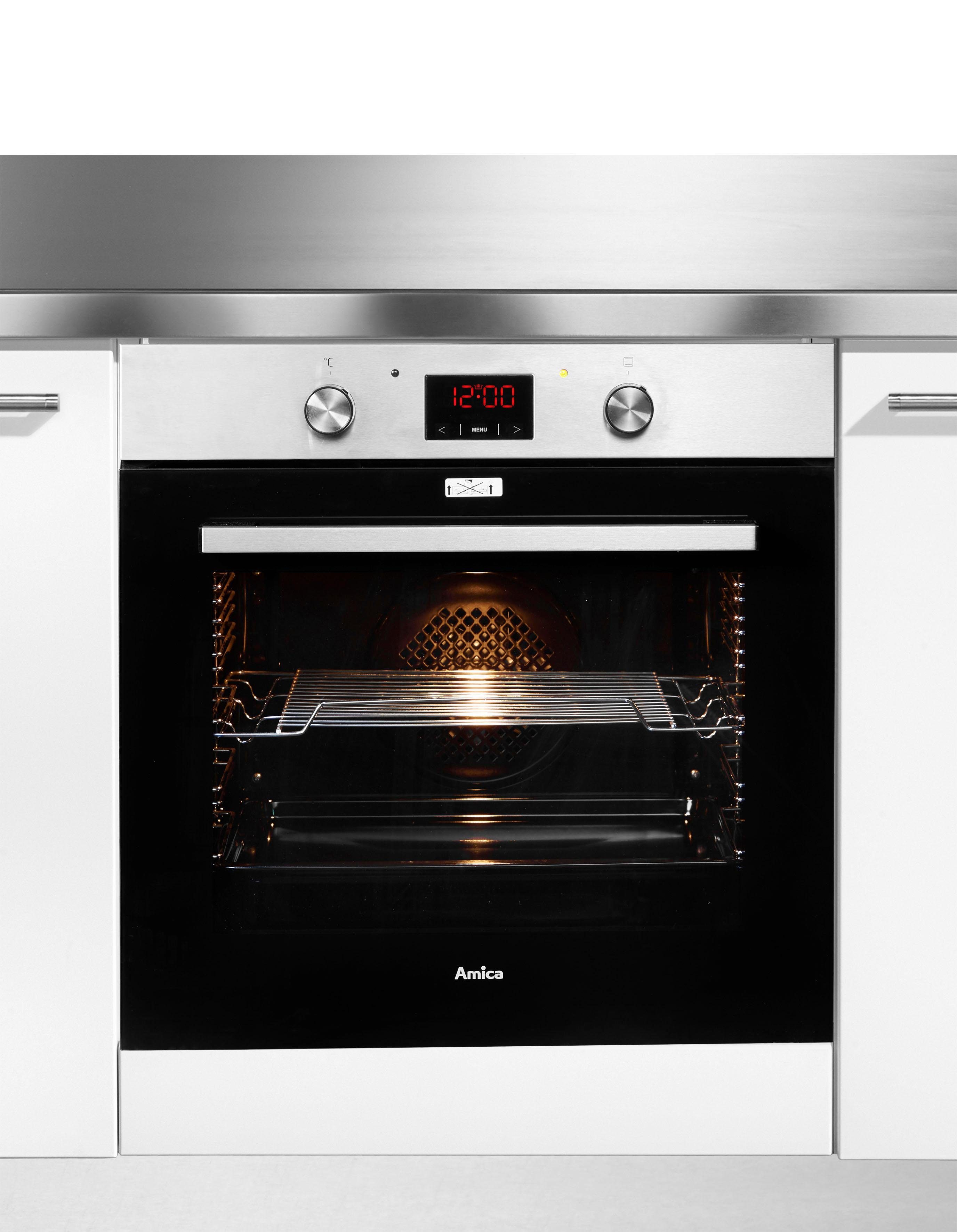 Amica Einbaubackofen EBX 943 630 E, mit Teleskopauszug nachrüstbar, Simple Steam, Simple Steam