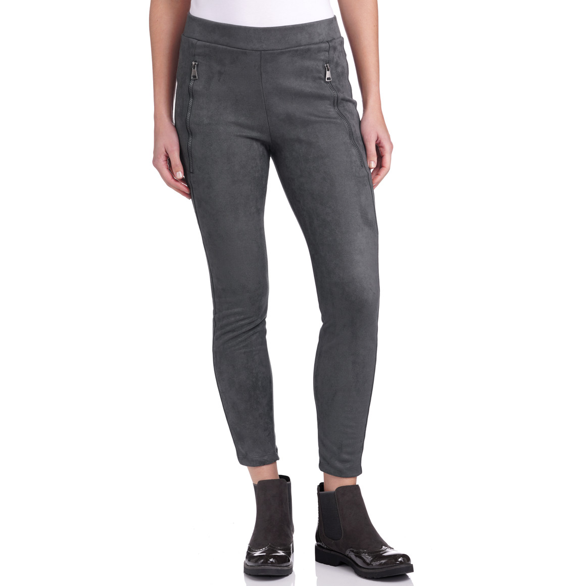 Damen Jogpants in Veloursoptik