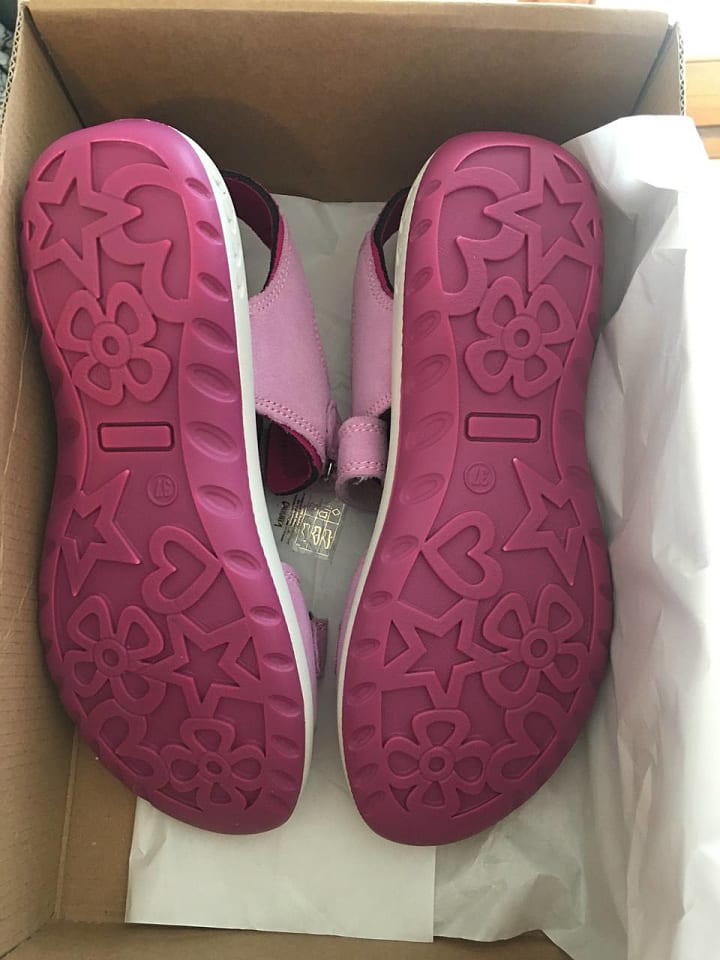 lamino Leder-Sandalen in Pink günstig kaufen 37